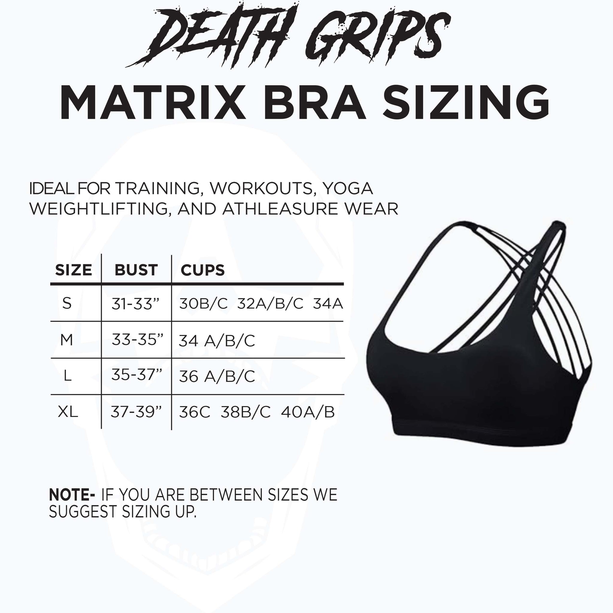 Women's Death Grips Strap-Matrix Performance Sports Bra