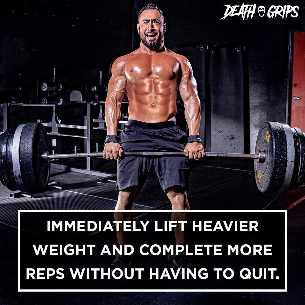 Death Grips Padded Lifting Straps JerkFit