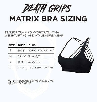 Women's Death Grips Strap-Matrix Performance Sports Bra
