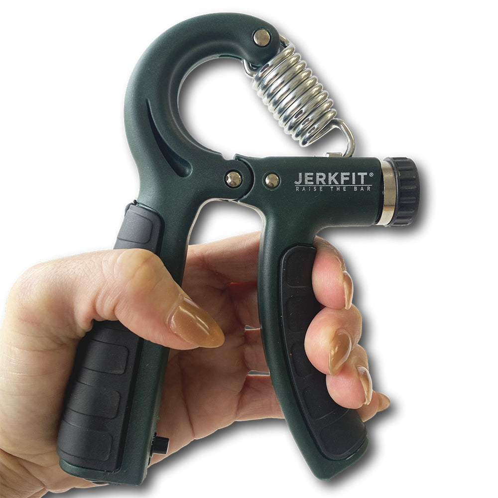 Hand Grip Strengthener with Adjustable Resistance & Number Counter