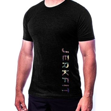 Men's JerkFit Side Camo T-Shirt Black