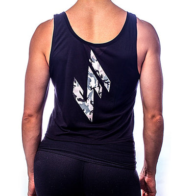 Womens JerkFit Camo Crop-Tank
